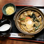 おかだや - 牡蠣入味噌煮込みうどん