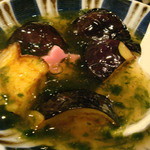 肴 大富 - 茄子のあんかけ