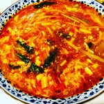 四川料理 鴻利 - 酸辣湯麺　サンラーラーメン 