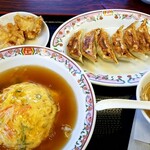 餃子の王将 - 天津飯セット