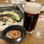 アサヒビール園 白石 はまなす館 - 肉にはつもの通りハーフ＆ハーフ