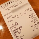 Lo Bo S - 食べログTポイントを200p利用