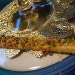 オチェーアノ - （2012/7月）「トイストーリーマニアディナーコース」の「冷製コーンスープ」に添えてあったスティック