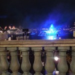 オチェーアノ - （2012/7月）ファンタズミックが終わった直後のバルコニーからの風景