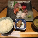 旨いの専門 肉と魚 博多ゆめはな - 刺身ランチ