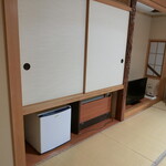 野の花山荘 - 持ち込みようの冷蔵庫もある