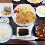 早苗寿司 - まぐろかつ定食 700円（税込）。　　　　　2020.11.22
