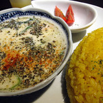 グリーンカレーライス