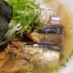 ラーメン巌哲 - 秋刀魚塩味ラーメン