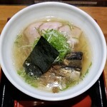 ラーメン巌哲 - 秋刀魚塩味ラーメン