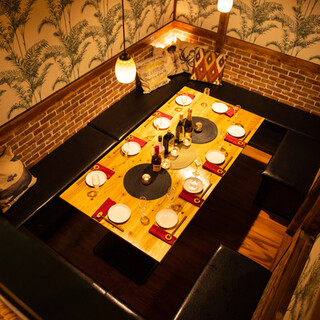 エスニックモダンな店内！幅広いシーンでご利用いただけます！