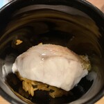 極 - 喉黒蒸し寿司 雲丹シャリ