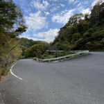 山越うどん - がもうからの道はまさに山越^ ^