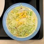 松屋 - 創業ビーフカレー（並盛）生野菜セット ¥590 の生野菜