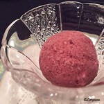 モダンフレンチ グランヴヌール(盛岡グランドホテル) - Sorbet de raisin de Montagne