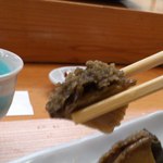 寿司割烹 魚紋 - 鮑。リフト(^-^)/