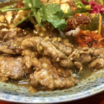 大衆中遊華食堂 八戒 - 生ラムクミン炒めカリィ アップ
