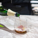 Patisserie TEN & - スパークリングワインのジュレ  2種のメロン、 ザクロ、 フランボワーズ