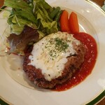 レストランびーどろ - イタリアンハンバーグ　トマトソース
