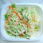 マルフク食堂 - コールスロー風のサラダありがたいサービス(^^)