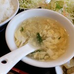 Mampuku Gyouza Bou - 定食スープ