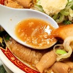 中華そばおつまみ日の出軒 - スタミナ麺　スープ　WAKE UP