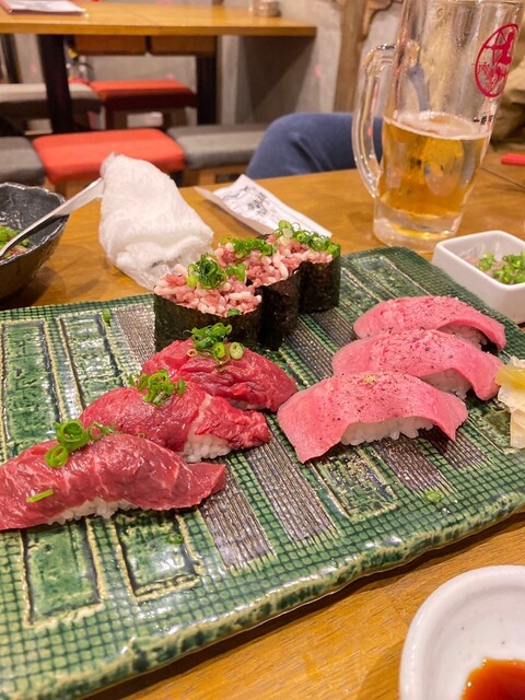 天神今泉 肉寿司 西鉄福岡 天神 居酒屋 食べログ