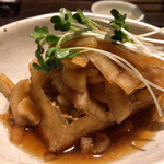 鶏's - 鶏's(厚揚げの自家製玉ねぎドレッシングがけ)