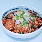 新潟名物布のり蕎麦とおいしい酒菜 きなせや. - 蕎麦屋の担々麺
