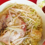 ラーメン二郎 - ラーメン小＋ニンニク多め＋白ネギ