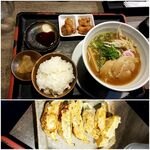 Ryuusen Tei - みそラーメン　餃子A