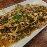 温州坊 - ・茭白肉丝 1080円