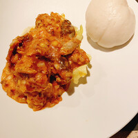 ミモザ - 上海蟹味噌の豆鼓炒め