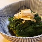 ほうれん草のお浸し