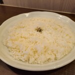 札幌スープカレー専門店エスパーイトウ - ご飯は普通です。