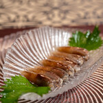 樹癒え - 美味！富山湾産生蛍イカのお刺身（1,000円）