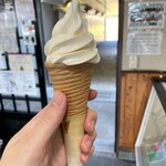 矢掛駅 - 料理写真:ソフトクリーム（200円）_2020年11月