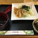 日本料理寿 - (料理)ざるうどん おにぎり付