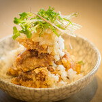 鶏の唐揚げ ～香味野菜と柚子ポン酢で～