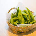 枝豆の塩茹で