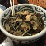 ばんや - 『山菜と油揚げの煮物』