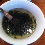 餃子の福包 - ランチ定食 \580 のスープ