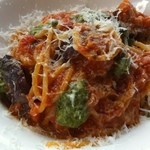 Felicelina - 石井農園産茄子とバジリコのスパゲッティ トマトソース