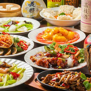 연회나 가족 축하에도! 코스 요리는 6종류를 준비했습니다