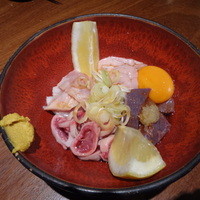 鳥茂 - お刺身盛り合わせ