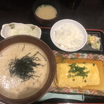 kyuushuunecchuuya - 九州麦味噌とろろ定食@850円