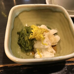 Nambu Moguri - ◼️長芋とメカブと花菊（通し）