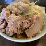かじろうramen7 - 野菜、あぶら増し