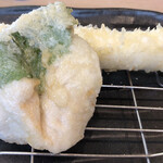 天ぷら はまや - ササミ大葉巻