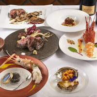 【個室可】《山形牛A5赤身ステーキ》フォアグラ、神戸牛、ズワイ蟹等贅沢6皿フルコース